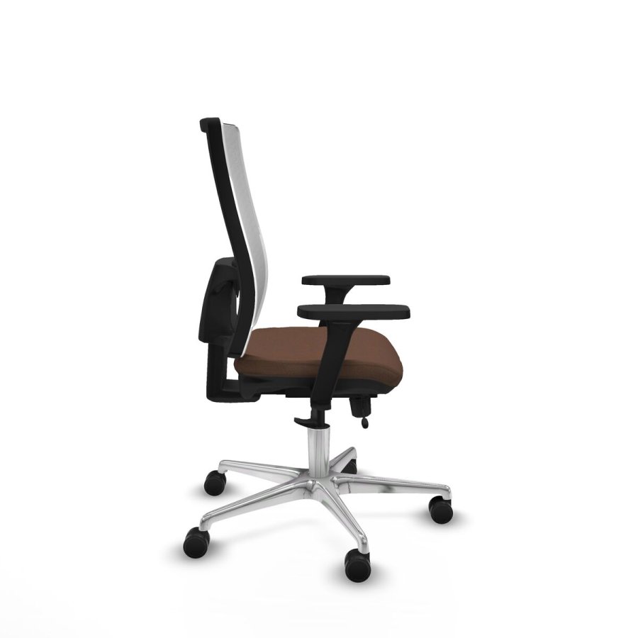 Kontorstol Piqueras y Crespo 3D086N0 Hvid Mrkebrun #7