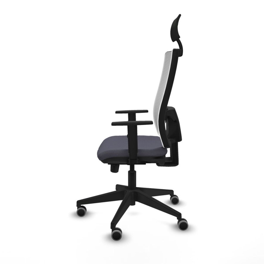 Kontorstol med hovedg�rde Piqueras y Crespo 1D066G1 M�rkegr� #3