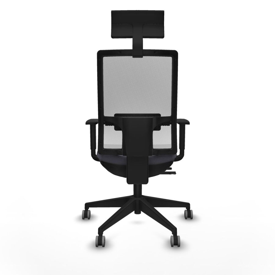 Kontorstol med hovedg�rde Piqueras y Crespo 1D066G1 M�rkegr� #5