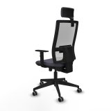 Kontorstol med hovedg�rde Horna Traslack Piqueras y Crespo 1D066G2 M�rkegr� #4