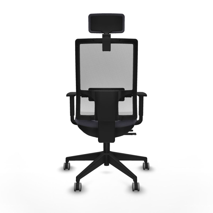 Kontorstol med hovedg�rde Horna Traslack Piqueras y Crespo 1D066G2 M�rkegr� #5