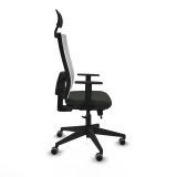 Kontorstol med hovedg�rde Piqueras y Crespo 1D066G1 Sort #7