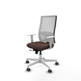 Kontorstol Piqueras y Crespo 4B026G0 Hvid Mrkebrun #4