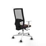 Kontorstol Piqueras y Crespo 4B026G0 Hvid Mrkebrun #2