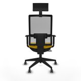 Kontorstol med hovedg�rde Piqueras y Crespo 1D066G1 Gul #6