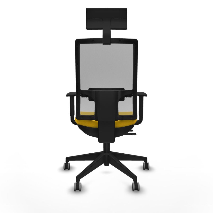 Kontorstol med hovedg�rde Piqueras y Crespo 1D066G1 Gul #6