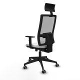 Kontorstol med hovedg�rde Piqueras y Crespo 1D066G1 Hvid #4