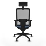 Kontorstol med hovedg�rde Piqueras y Crespo 1D066G1 Himmelbl� #5