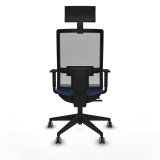 Kontorstol med hovedg�rde Piqueras y Crespo 1D066G1 Marinebl� #5