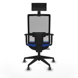 Kontorstol med hovedg�rde Piqueras y Crespo 1D066G1 Bl� #5