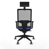 Kontorstol med hovedg�rde Piqueras y Crespo 1D066G1 Lysebl� #5