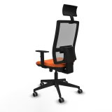 Kontorstol med hovedg�rde Piqueras y Crespo 1D066G1 Orange #4
