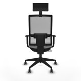 Kontorstol med hovedg�rde Piqueras y Crespo 1D066G1 Lysegr� #5