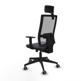 Kontorstol med hovedg�rde Horna Traslack Piqueras y Crespo 1D066G2 M�rkegr� #4