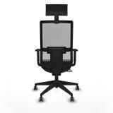 Kontorstol med hovedg�rde Piqueras y Crespo 1D066G1 Sort #5