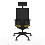 Kontorstol med hovedg�rde Piqueras y Crespo 1D066G1 Gul #5