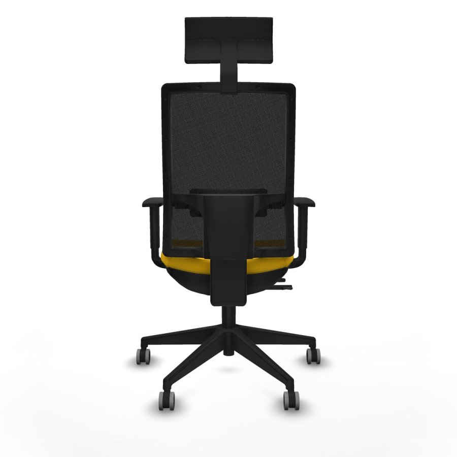 Kontorstol med hovedg�rde Piqueras y Crespo 1D066G1 Gul #5