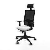 Kontorstol med hovedg�rde Piqueras y Crespo 1D066G1 Hvid #2