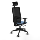 Kontorstol med hovedg�rde Piqueras y Crespo 1D066G1 Himmelbl� #6