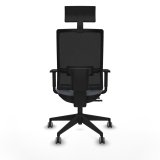 Kontorstol med hovedg�rde Piqueras y Crespo 1D066G1 Gr� #5