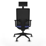 Kontorstol med hovedg�rde Piqueras y Crespo 1D066G1 Lysebl� #5