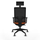 Kontorstol med hovedg�rde Piqueras y Crespo 1D066G1 Orange #5