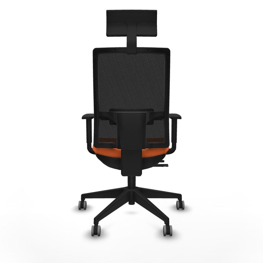 Kontorstol med hovedg�rde Piqueras y Crespo 1D066G1 Orange #5