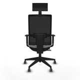 Kontorstol med hovedg�rde Piqueras y Crespo 1D066G1 Lysegr� #5