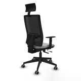 Kontorstol med hovedg�rde Piqueras y Crespo 1D066G1 Lysegr� #6