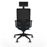 Kontorstol med hovedg�rde Piqueras y Crespo 1D066G1 Petroleum gr�n #5