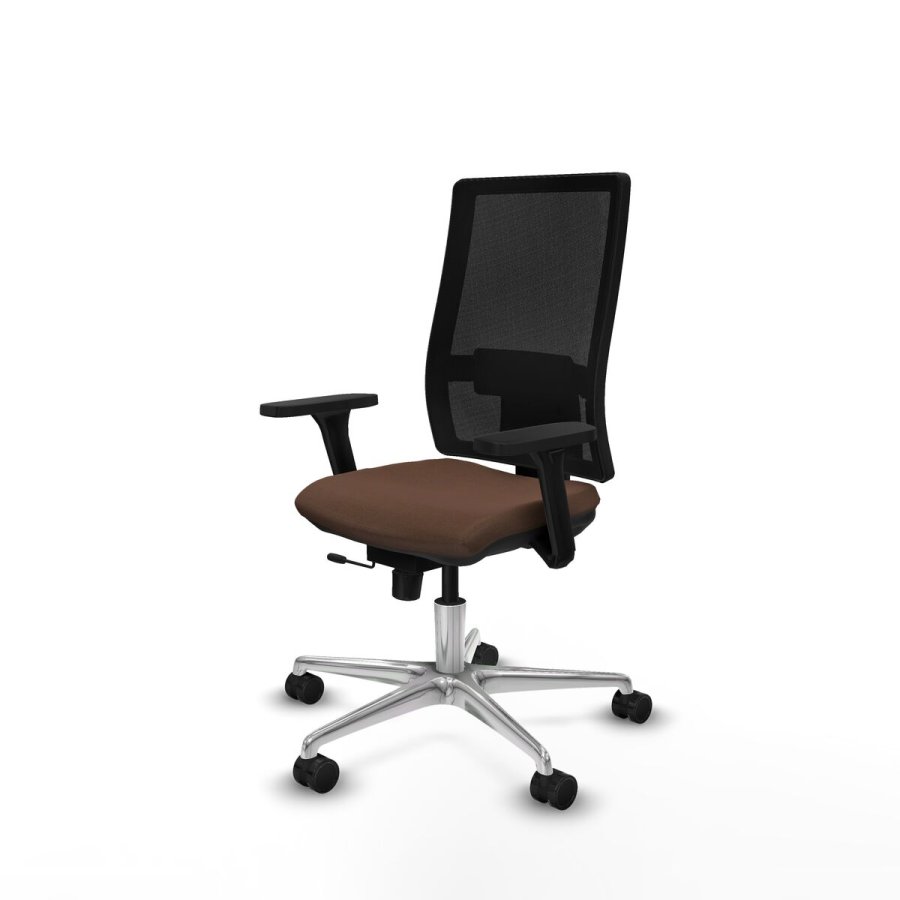 Kontorstol Piqueras y Crespo 3D086N0 Sort M�rkebrun #2