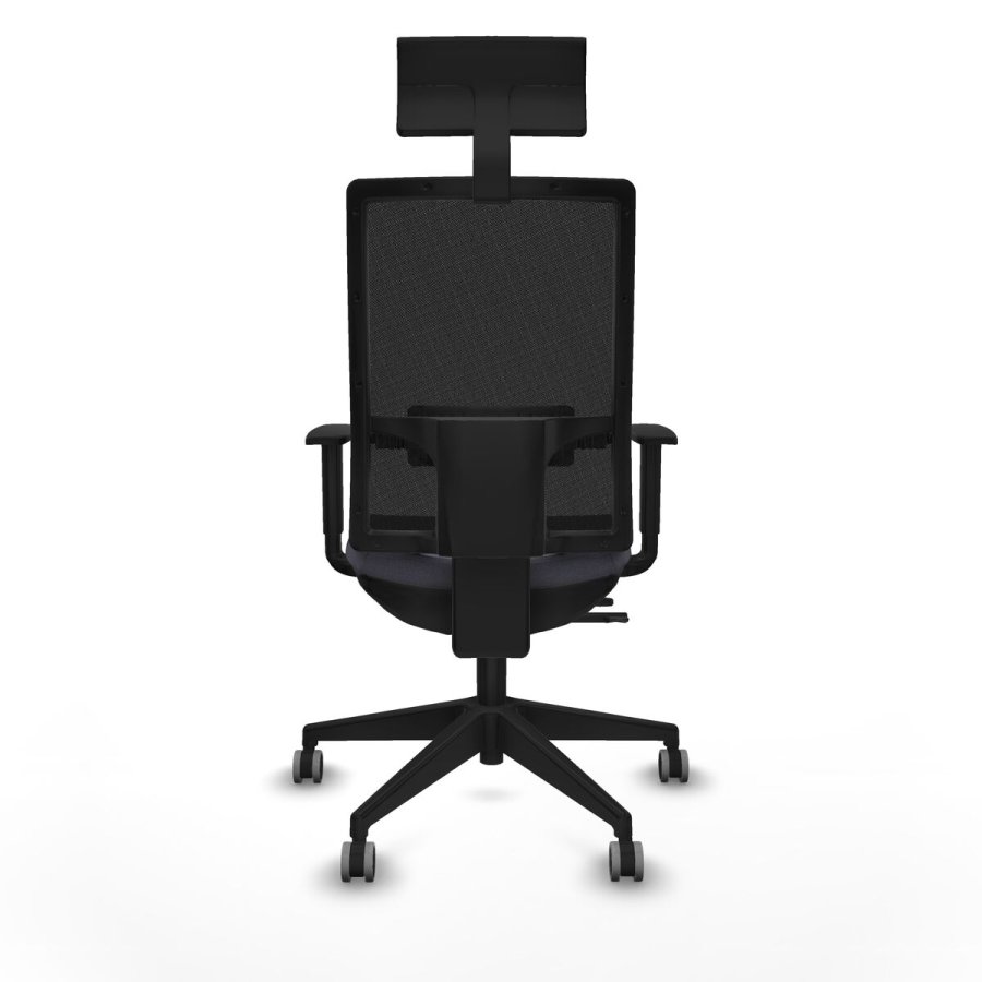 Kontorstol med hovedg�rde Piqueras y Crespo 1D066G1 M�rkegr� #5