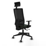 Kontorstol med hovedg�rde Piqueras y Crespo 1D066G1 Sort #6