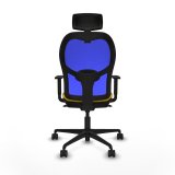 Kontorstol med hovedgrde Piqueras y Crespo 1D036N2 Gul #5