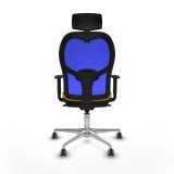 Kontorstol med hovedgrde Piqueras y Crespo 1D086G2 Gul #5