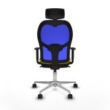 Kontorstol med hovedgrde Piqueras y Crespo 1D086N2 Gul #5