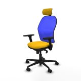 Kontorstol Jorquera Piqueras y Crespo 3D036N2 Gul #2