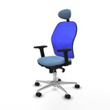 Kontorstol Piqueras y Crespo 2D086N1 Himmelbl #2