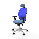 Kontorstol Piqueras y Crespo 2D086N2 Himmelbl #2