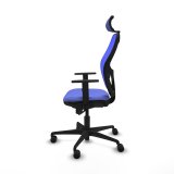 Kontorstol med hovedgrde Piqueras y Crespo 1D036N2 Lysebl #3