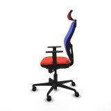 Kontorstol med hovedgrde Piqueras y Crespo 1D036N2 Mrk orange #3