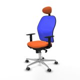 Kontorstol med hovedgrde Jorquera Piqueras y Crespo 1D086G1 Orange #2