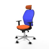 Kontorstol med hovedgrde Piqueras y Crespo 1D086N2 Orange #2