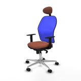 Kontorstol med hovedgrde Jorquera Piqueras y Crespo 1D086N1 Bl Brun #2