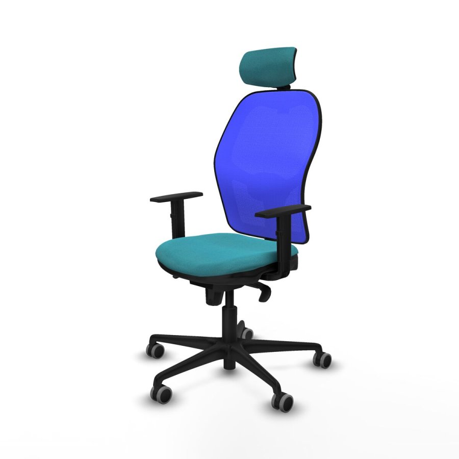 Kontorstol med hovedgrde Piqueras y Crespo 1D036G2 Turkisbl #2