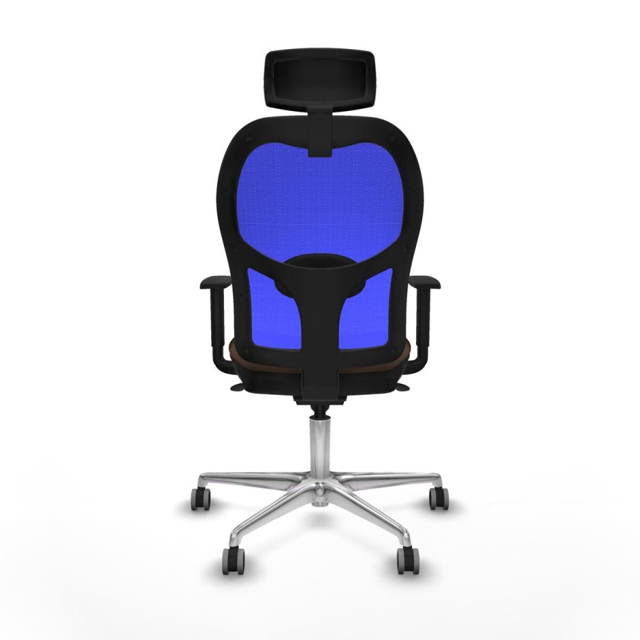 Kontorstol med hovedgrde Piqueras y Crespo 1D086G2 Bl Mrkebrun #5