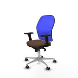 Kontorstol Piqueras y Crespo 2D086G0 Bl Mrkebrun #2