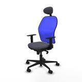 Kontorstol med hovedgrde Jorquera Piqueras y Crespo 1D036N1 Mrkegr #2