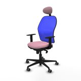 Kontorstol med hovedgrde Jorquera Piqueras y Crespo 1D036G1 Pink #2