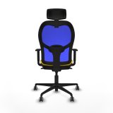 Kontorstol med hovedgrde Piqueras y Crespo 1D036G2 Gul #5